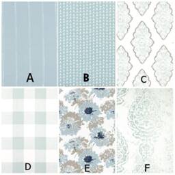 Cafe Curtains. Valance Monroe Snowy Blue Spa Curtain Topper Window Treatment Kitchen Valance Designer - thumbnail 2