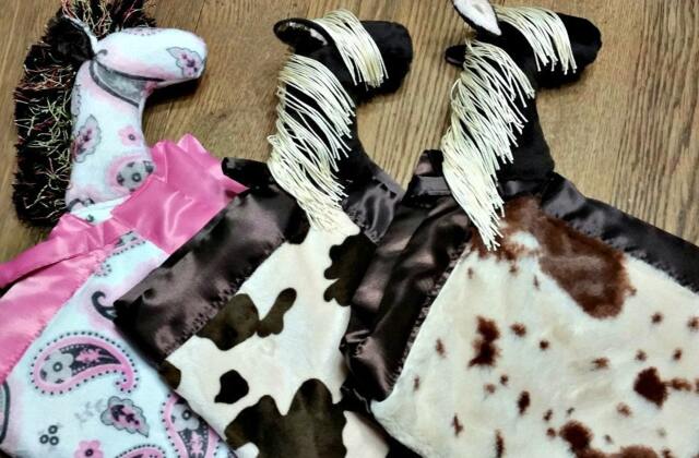 Wesetern Horsie Blanket, Western Minky Baby Blankets