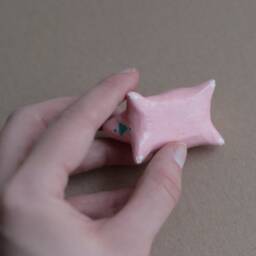 The Imagination Bear with Calcite Pocket Stone - thumbnail 3