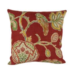 William Morris - Theodosia Red Cushion Cover Classic British Designer Stunning Throw Pillow Home Decor - thumbnail 2