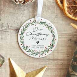 New Baby Christmas Ornament - Miracle Bauble - thumbnail 4