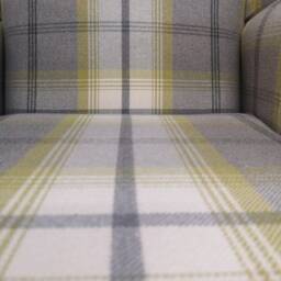 Wing Back Cottage Fireside Chair Balmoral Citrus/Grey - thumbnail 4