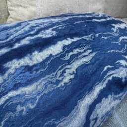 Luxurious Silver Cushion Cover With Marble Design - Euro Sham Throw Pillow All Sizes - thumbnail 2