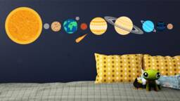 Solar System Planets Space Wall Stickers Pack Decal Art Boys Bedroom Sun Pluto Venus Mars Moon Uranus Neptune Saturn Mercury Earth - thumbnail 1