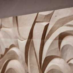 Hand Carved Wall Sculpture, Us Delivery Duty Paid, Chisel Carving, Wooden Art, Bas-Relief, Artisan Craft, Woodcarving Masterpiece - thumbnail 4