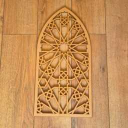 Laser-Cut Mdf Mandala Arch Panel Geometric Floral Wall Art 004 - thumbnail 1