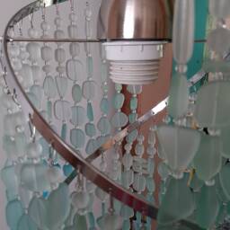Sea Glass Pendant Light Coastal Kitchen Island Chandelier - thumbnail 4
