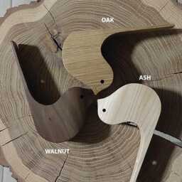 Wooden Bird Wall Hooks Oak/Ash Nursery Decor - thumbnail 3