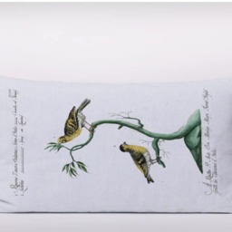 Baby Bird Vintage Botanical -Cushion Cover Case Or Stuffed With Insert - thumbnail 2