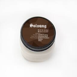 Solvang -- Scented Soy Candle California Vanilla Cinnamon Stick Graham Cracker Clove Handmade Handpoured Mason Jar - thumbnail 1