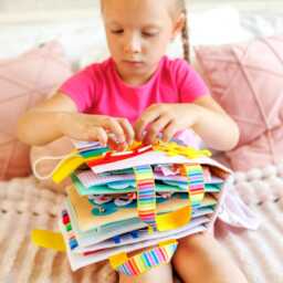 Sensory Toddler Quiet Book - Personalized Montessori Busy For Baby Minimoms - thumbnail 2