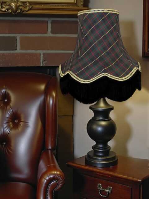 Scottish Tartan Fabric Lampshade Handmade For Ceiling Pendants, Table Lamp Shades, Floor Standard Lamps & Candle Clip Wall Lights - image 1