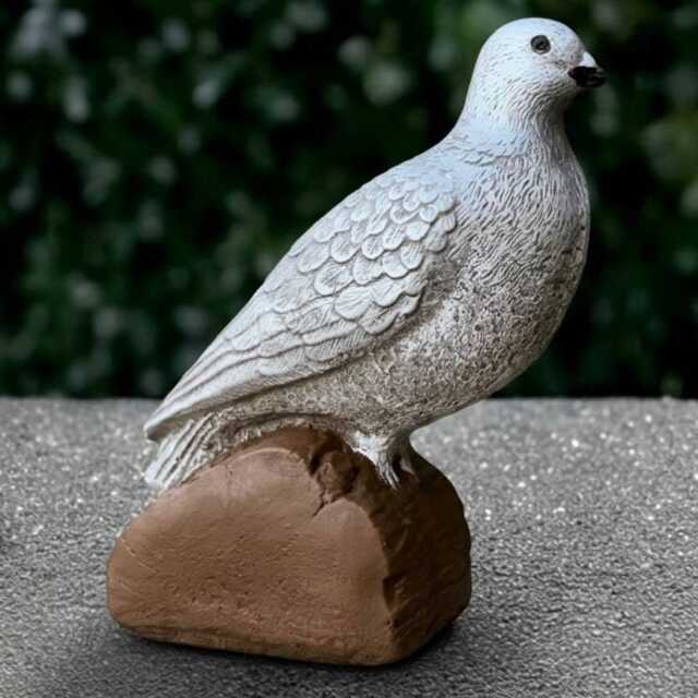Garden Dove Statue Stone Sculpture Outdoor Bird Figurine Cement Animal Decoration Dove Lover Gift Front Door Ornament Handmade - image 1
