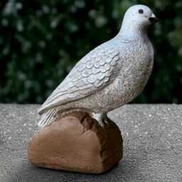 Garden Dove Statue Stone Sculpture Outdoor Bird Figurine Cement Animal Decoration Dove Lover Gift Front Door Ornament Handmade - thumbnail 1