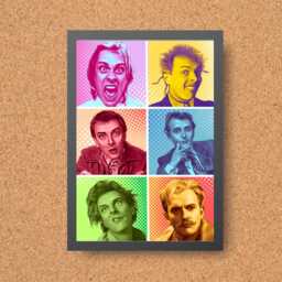 Rik Mayall Poster, A4 Print, High Quality Wall Art, Pop Art Character Poster - thumbnail 4