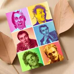 Rik Mayall Poster, A4 Print, High Quality Wall Art, Pop Art Character Poster - thumbnail 2