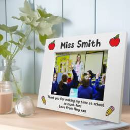 Personalised Teacher Gift Leaving School Nursery Preschool Thank You Photo Frame - thumbnail 2
