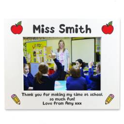 Personalised Teacher Gift Leaving School Nursery Preschool Thank You Photo Frame - thumbnail 1