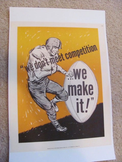 "Poster Make Competition - Retro Vintage Safety Inspirational Circa 1950S 11"" X 14"