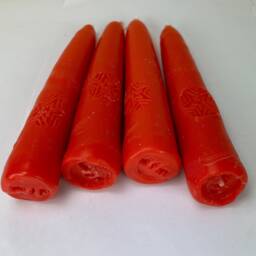 B-Beeswax Pillar Candle, Hand-Dipped, Ice-Cold