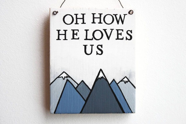 Bible Verse Wall Art, Christian Wood Sign, Scripture Decor, Signs Sayings, Home Mountains Art - image 1