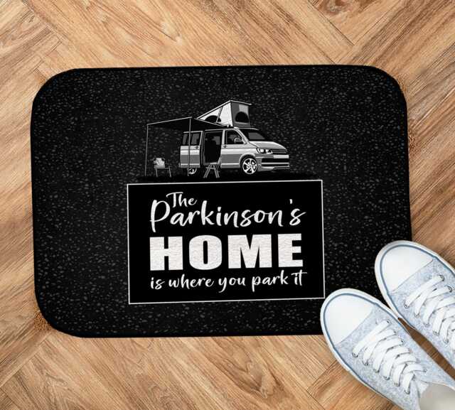 Personalised Pop-Top Campervan Decor Door Mat - Indoor 44cm X 32cm Lcv02 - image 1