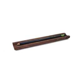 Reclaimed Walnut Pen Rest Minimalist Desk Organizer