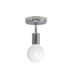 Brass Minimal Ceiling Light Flush Mount Foyer Lamp Mid Century Modern Lighting - thumbnail 2