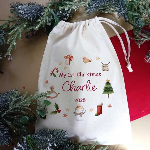 Personalized My 1st Christmas Ornament - Baby Xmas Keepsake - image 1