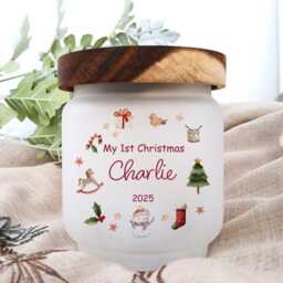 Personalized My 1st Christmas Ornament - Baby Xmas Keepsake - thumbnail 3