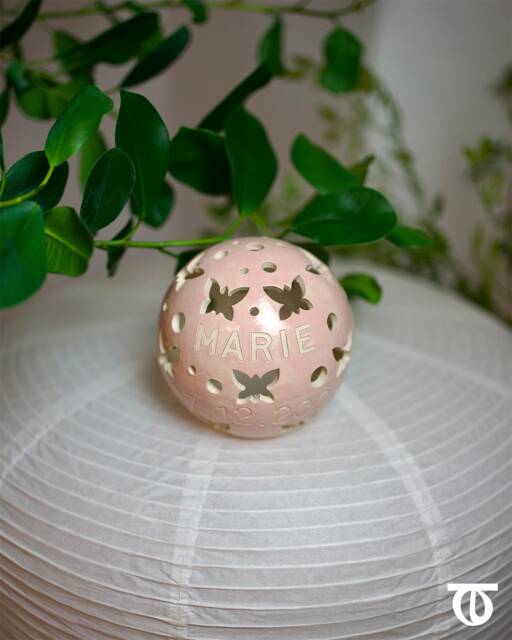 "Birth Lamp, Personalized Lamp ""Marie" - image 1