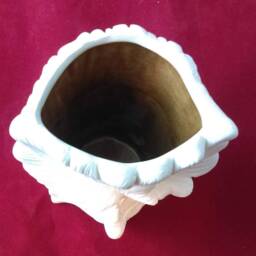 Ready To Ship-Ready To Paint - Ceramic Ent Vase Or Pencil Holder- 5.5 Inches, Unpainted Ceramic Bisque - thumbnail 3
