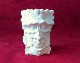 Ceramic Ent Vase Or Pencil Holder - Ready To Paint Bisque - 5.5 Inches