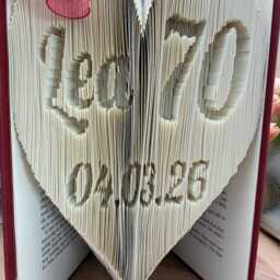 Birthday Card, Folded Book Art, Milestone Age, Gifts For Readers - thumbnail 3