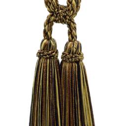 "D??copro Double Tassel Curtain & Drapery Tieback, Length 5 1/2"" - 14cm, Spread 27" - thumbnail 2