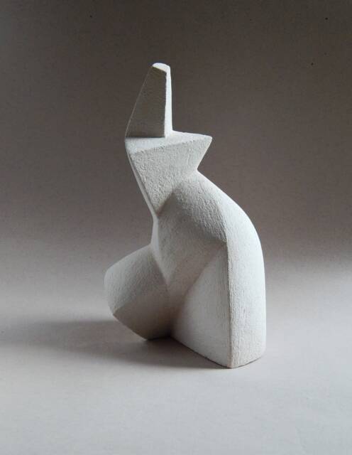 Ceramic Sculpture - Dance, Female Figure, Ceramics, White, Original Gift, Garden Sculpture, Art, Terracotta, Housewarming Gift, Christmas Present - image 1