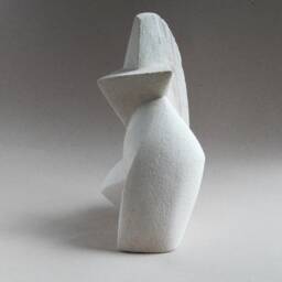 Ceramic Sculpture - Dance, Female Figure, Ceramics, White, Original Gift, Garden Sculpture, Art, Terracotta, Housewarming Gift, Christmas Present - thumbnail 3