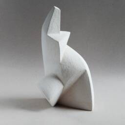 Ceramic Sculpture - Dance, Female Figure, Ceramics, White, Original Gift, Garden Sculpture, Art, Terracotta, Housewarming Gift, Christmas Present - thumbnail 2
