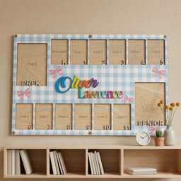 Personalized School Years Photo Frame, Pre K To Graduation Picture Custom Name Frame - thumbnail 1