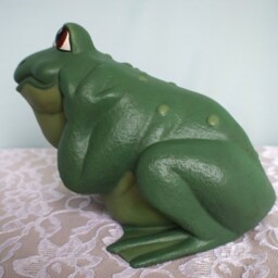 Whimsical 3-Piece Wise Frog Figurine Set Hear No, See Speak No Evil Garden Decor - thumbnail 4