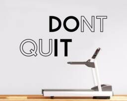 Dont Quit Wall Decal Do It Vinyl Sticker Sport Gym Fitness Motivational Quotes Art Decor - 55Nr - thumbnail 1