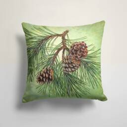 Pinecone Cushion Cover/Christmas Pillow Cover/New Year Gift Cover/Red Green New Decoration - thumbnail 4