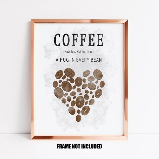 Coffee Definition Print, Picture For Kitchen, Fan Gift, Lovers Present, Home Wall Decor, Kitchen - image 1