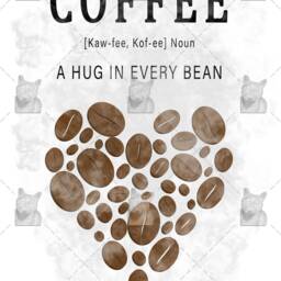 Coffee Definition Print, Picture For Kitchen, Fan Gift, Lovers Present, Home Wall Decor, Kitchen - thumbnail 2
