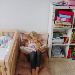 Kids Floor Cushion Reading Nook French Futon Floor Sofa Toddler Nap Mat Room Soft Velvet Custom Sizes - thumbnail 3