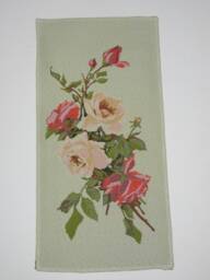 Gobelin Tapestry Bouquet Of Roses 15.5x8 in 40x20 cm Wall Fabric - thumbnail 1