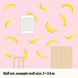 Bright Big Banana Wall Decals, Eco-Friendly Decals For Happy Homes - thumbnail 3