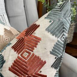 Harlequin Kalimba Decorative Cushion Covers For Sofa, Bed, Bay Window, Chair, Living Room, Or Dining Embroidered - Geometric - thumbnail 4