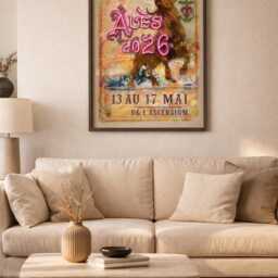 N??mes Feria 2025 Poster - Limited Edition Artwork Of Pentecost & Vendanges Aficionado Gift - thumbnail 3