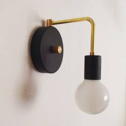 Modern Wall Sconce - Single Bulb Minimalist Contemporary Hallway Light Kitchen Bathroom Living Room Dining Ul Listed - thumbnail 2